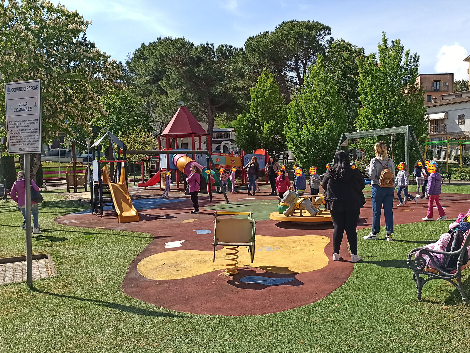 Playground at the Villa Comunale