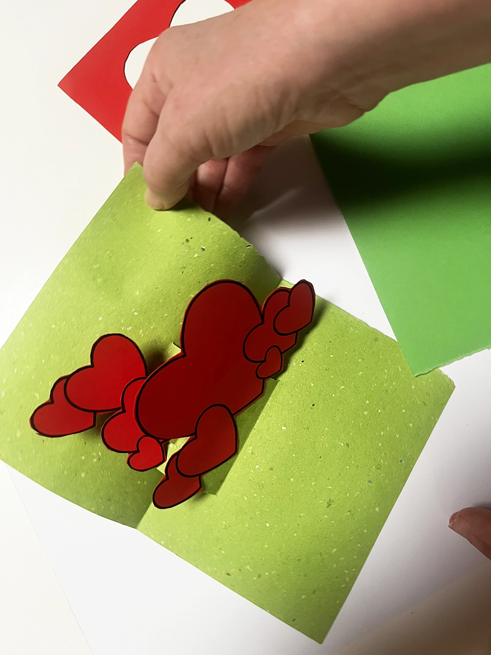pop up tutorial - Ecco fatto! L'interno del biglietto è pronto